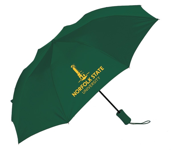 "The Victory" Solid Emblematic Umbrella Automatic Folding 42" Coverage