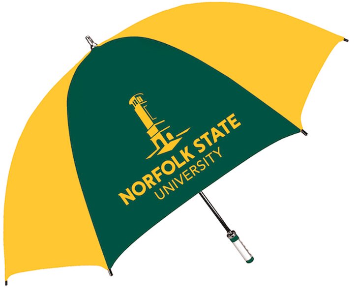 Norfolk State University "The Birdie" Sporty Fiberglass Shaft Golf Umbrella