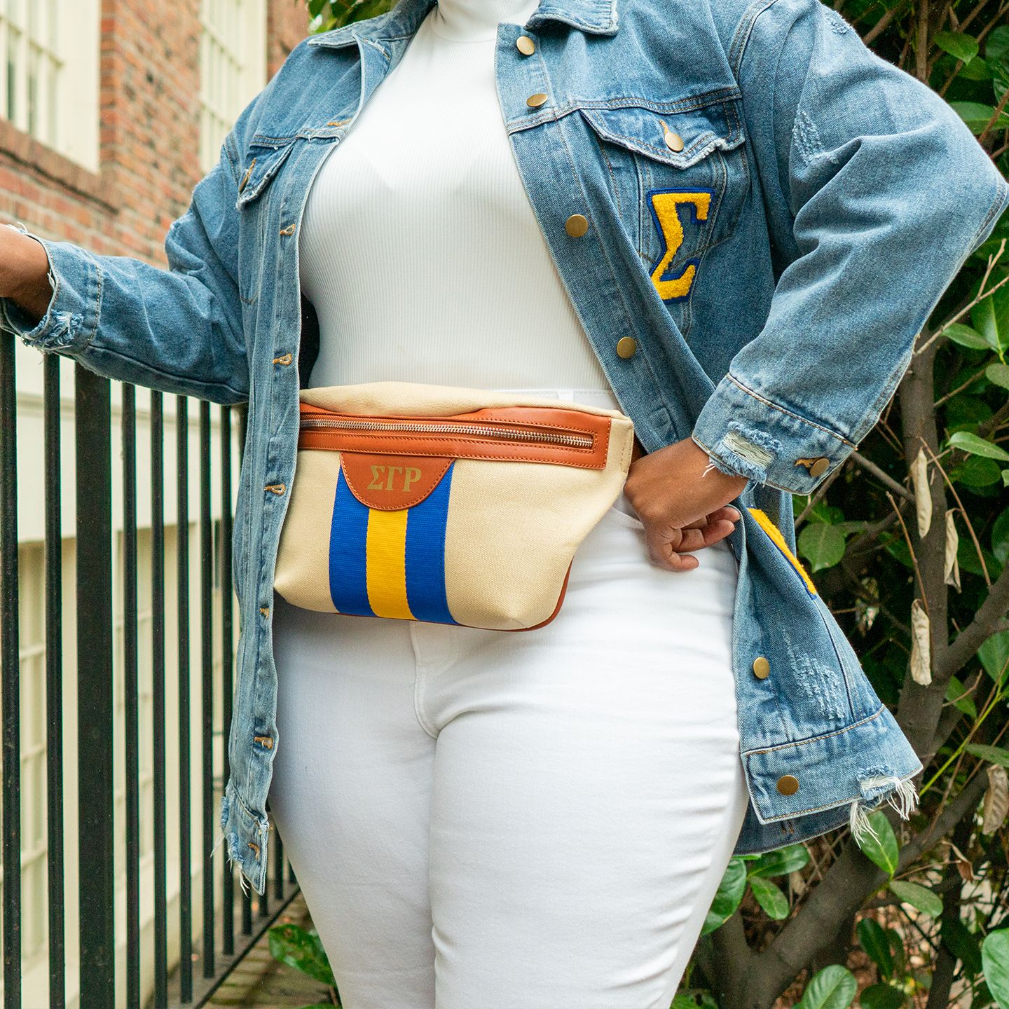 Sigma Gamma Rho Canvas belt bag