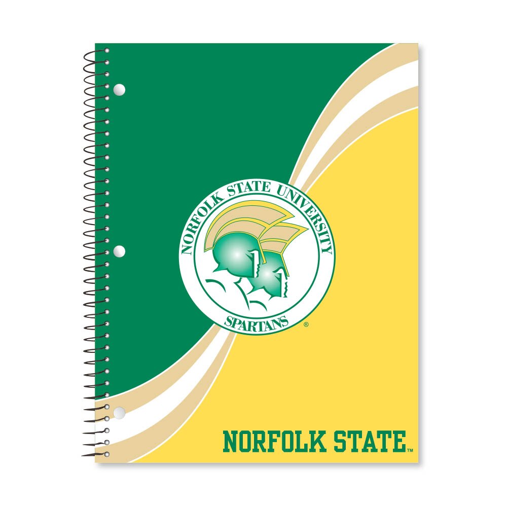 Digi Curve Divide 1 Subject 11"x8.5" 70 Count College Ruled Spiral Notebook