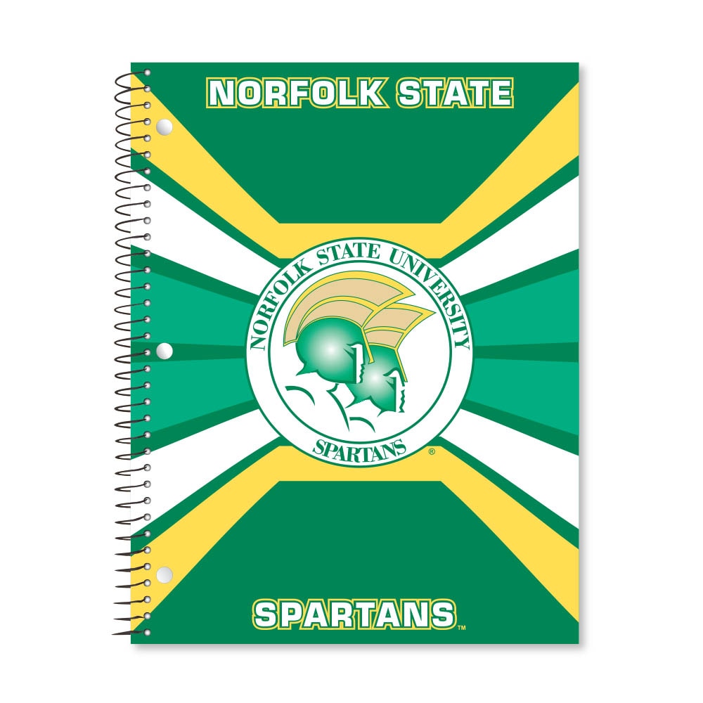 Digi Color Warp 1 Subject 11"x8.5" 70 Count College Ruled Spiral Notebook