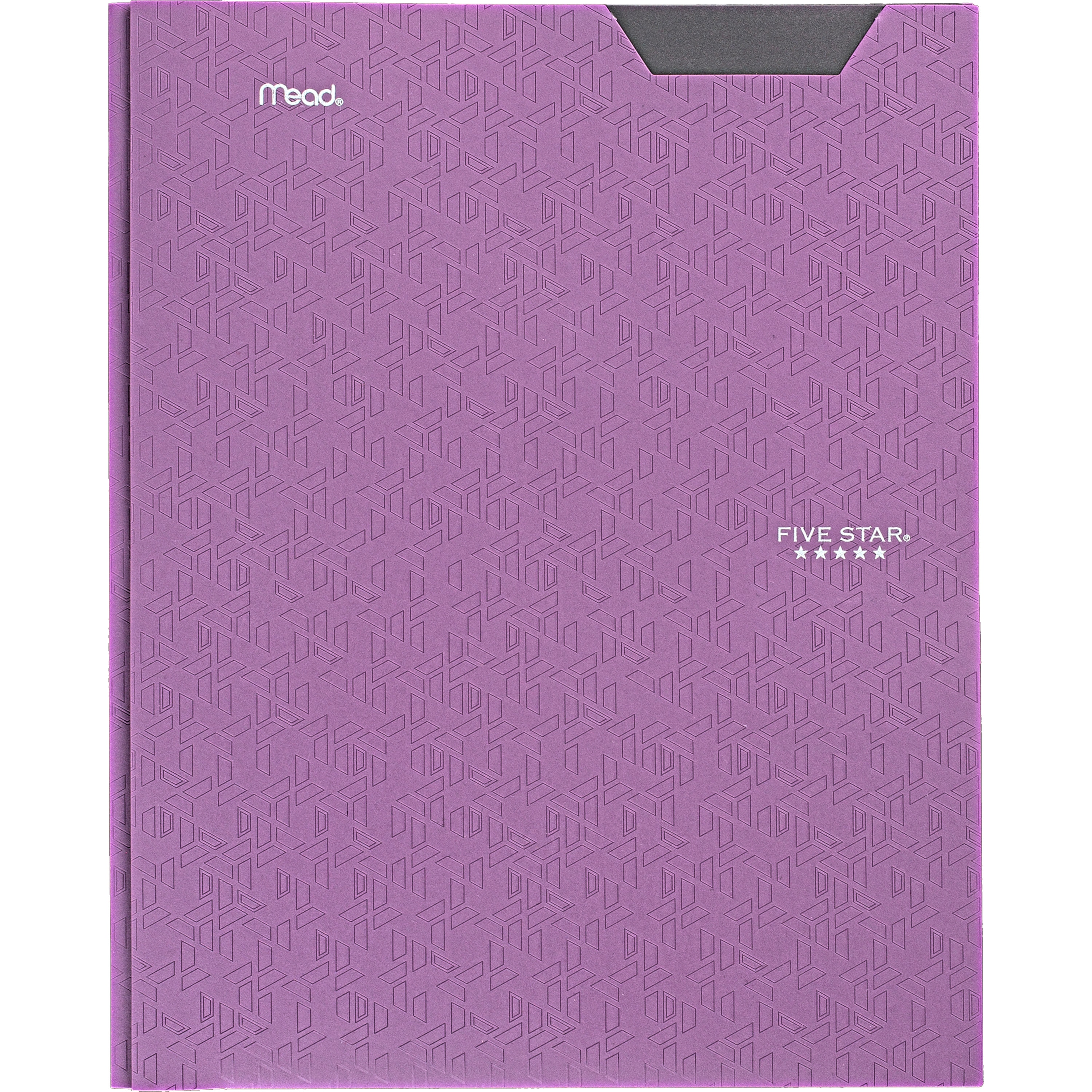 Five Star Stay-Put Pocket & Prong Folder Assorted Colors