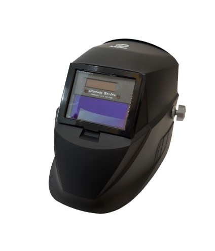 Miller Classic Black Welding Helmet With 5.2 sq in Variable Shades 45516
