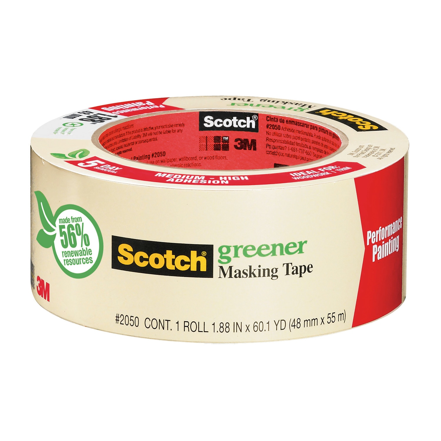 Masking Tape 1.41"X60Yd