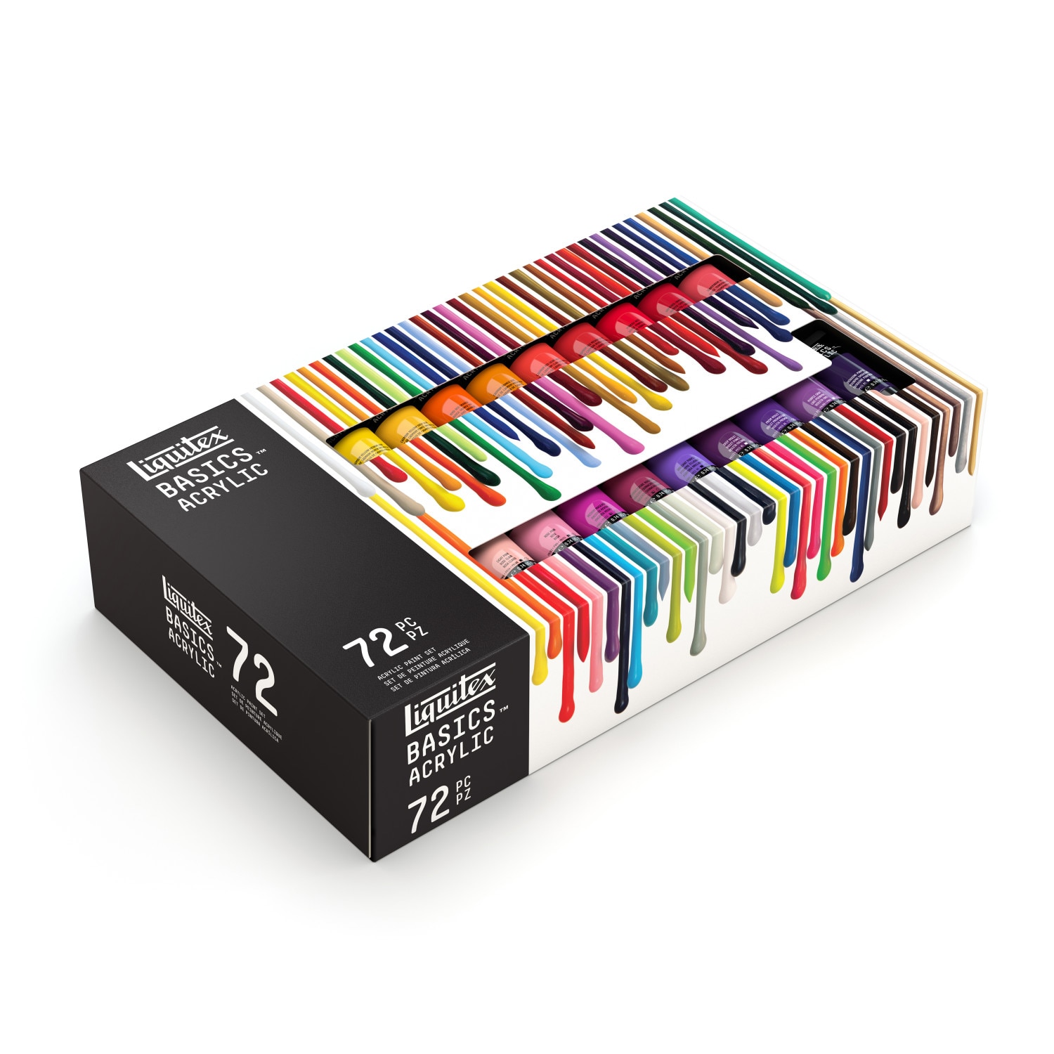 Liquitex BASICS Acrylic Color Set, 72-Color Set