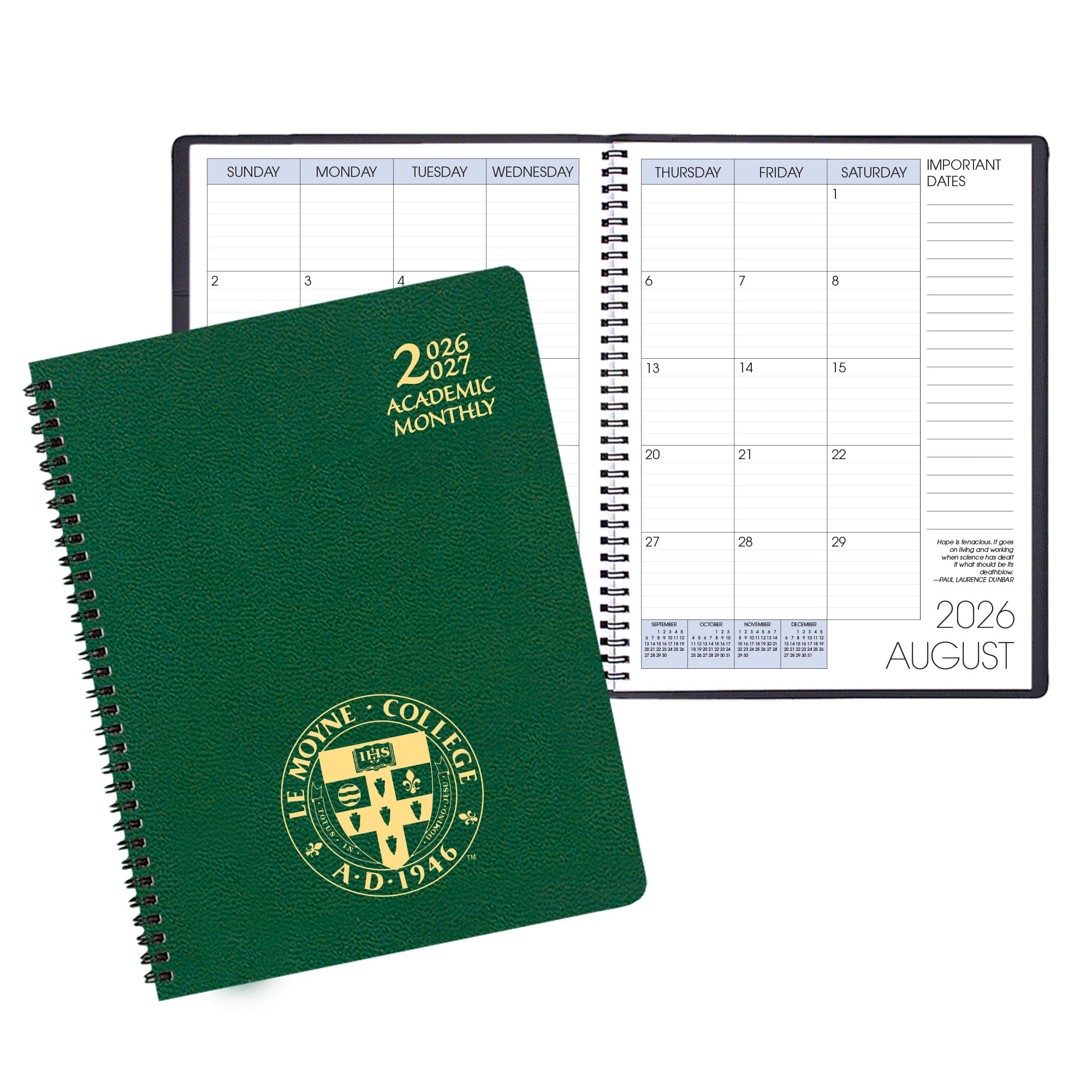 Payne '26-'27 Imprinted Academic Monthly Planner