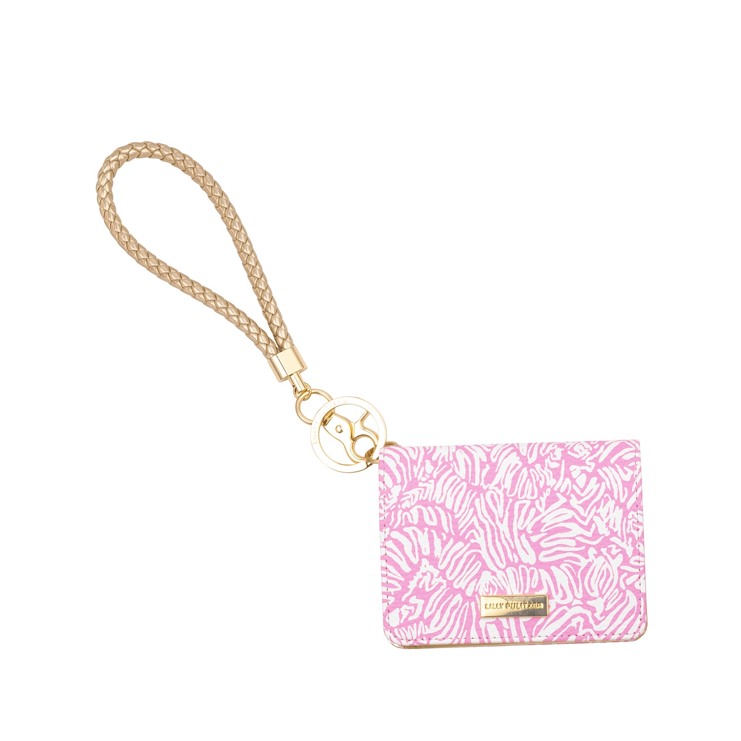 Lilly Pulitzer Snap Card Case - Conch Shell Pink Zee Bebe