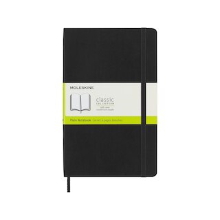 Moleskine Classic Notebook XL Plain Black Soft Cover