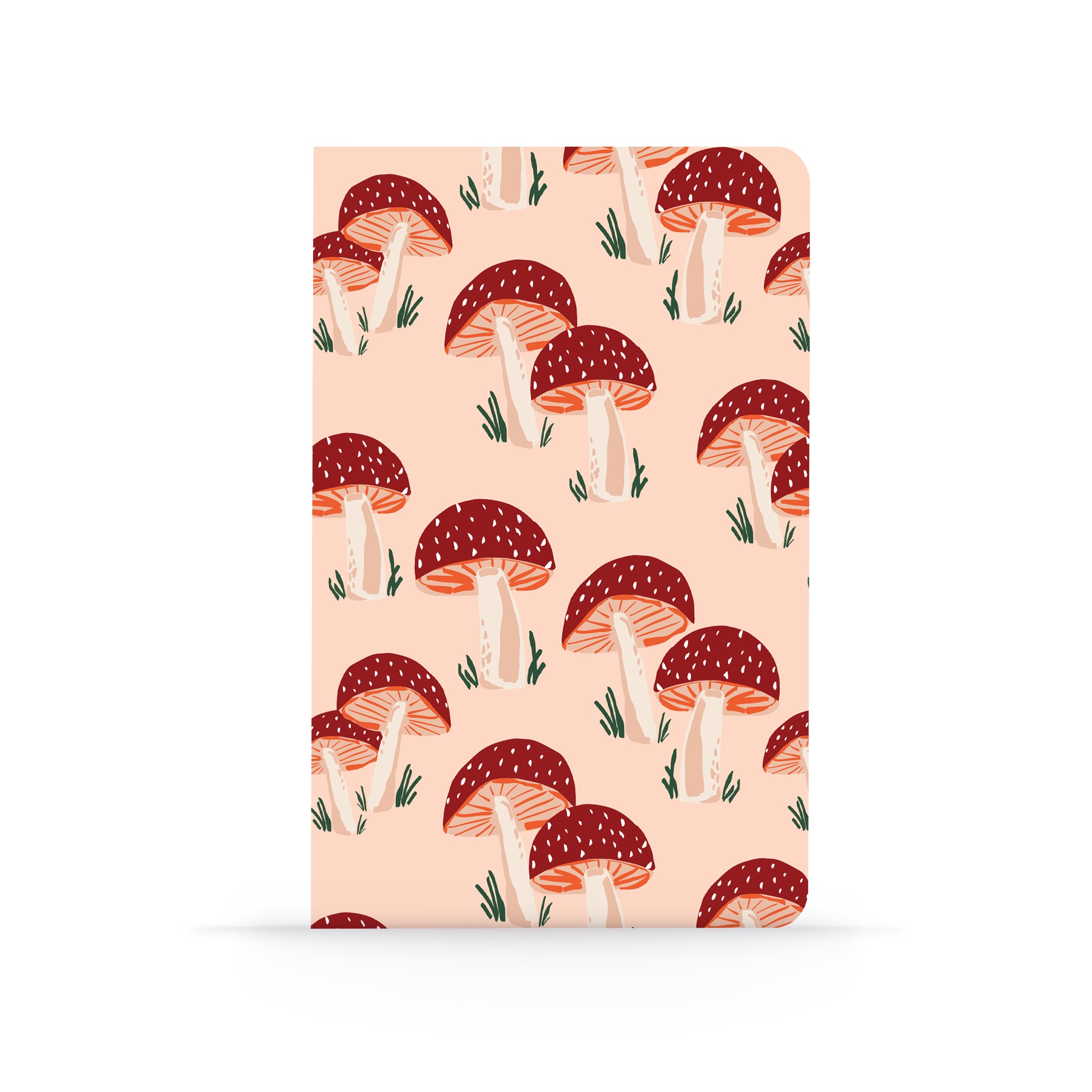 Peach Mushrooms classic layflat notebook