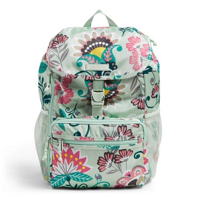 Lighten Up Daytripper Backpack Mint Flowers