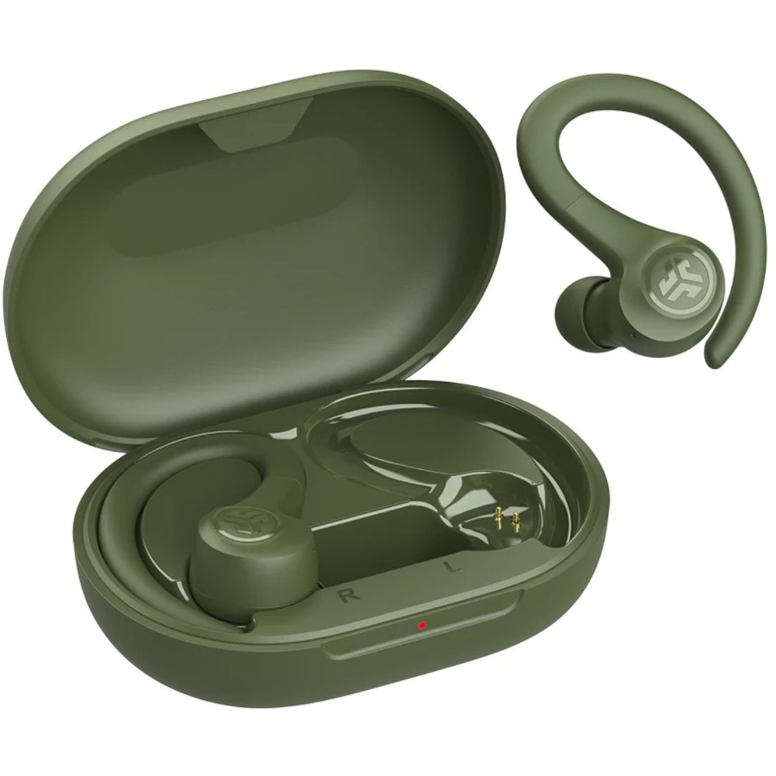 JLab Go Air Sport True Wireless Earbuds- Green