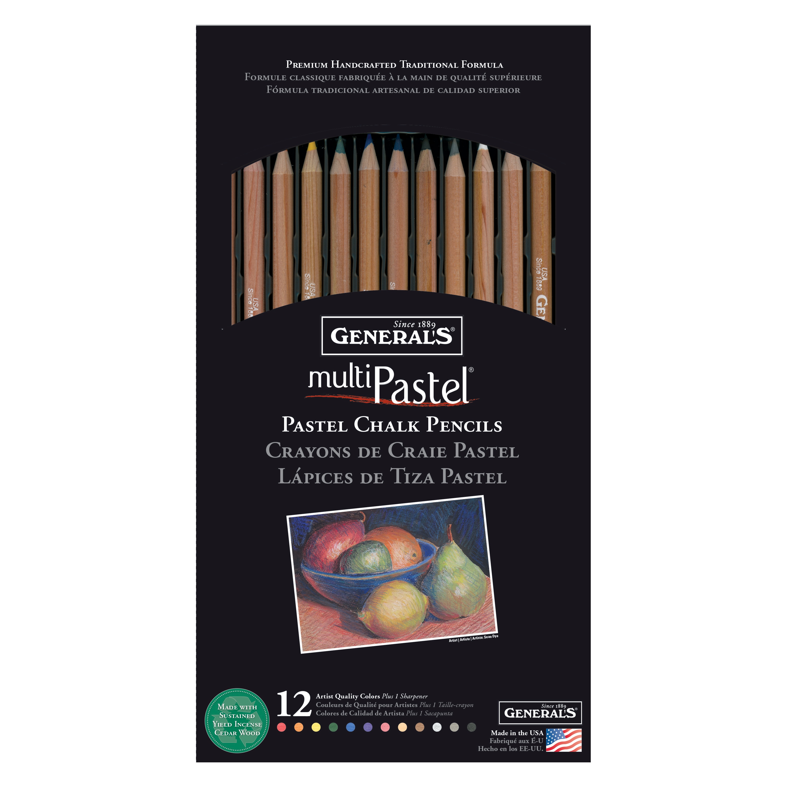 Pastel Chalk Pencil Set