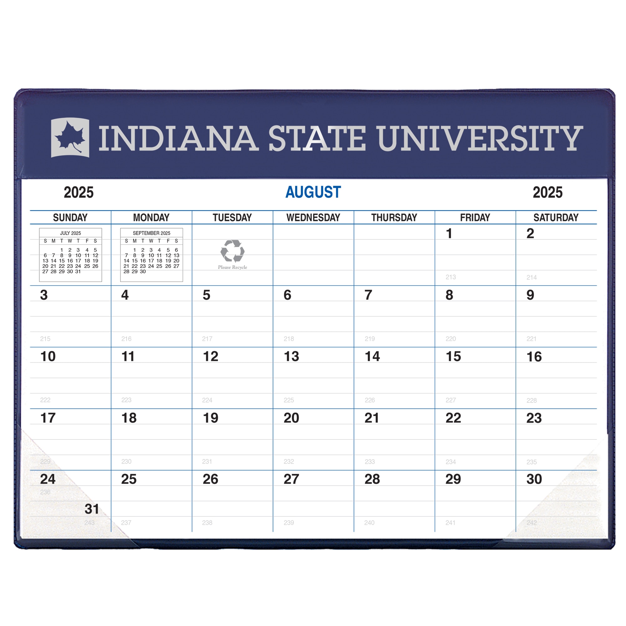 Payne 25-26 Imprinted Academic Calendar Pad Planner 8.5"x11"