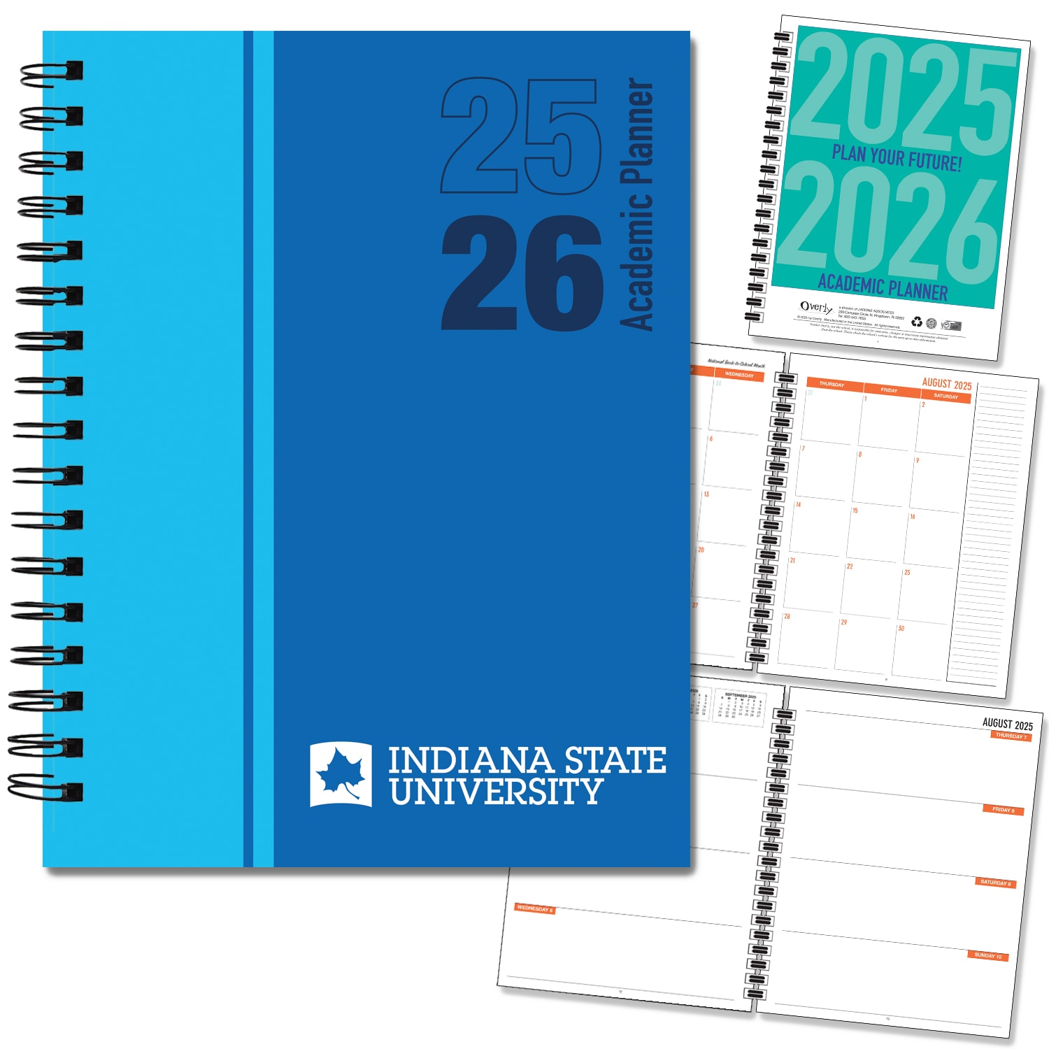 Traditional Primary Mark Hard Cover Imprinted Planner 25-26 AY 7x9
