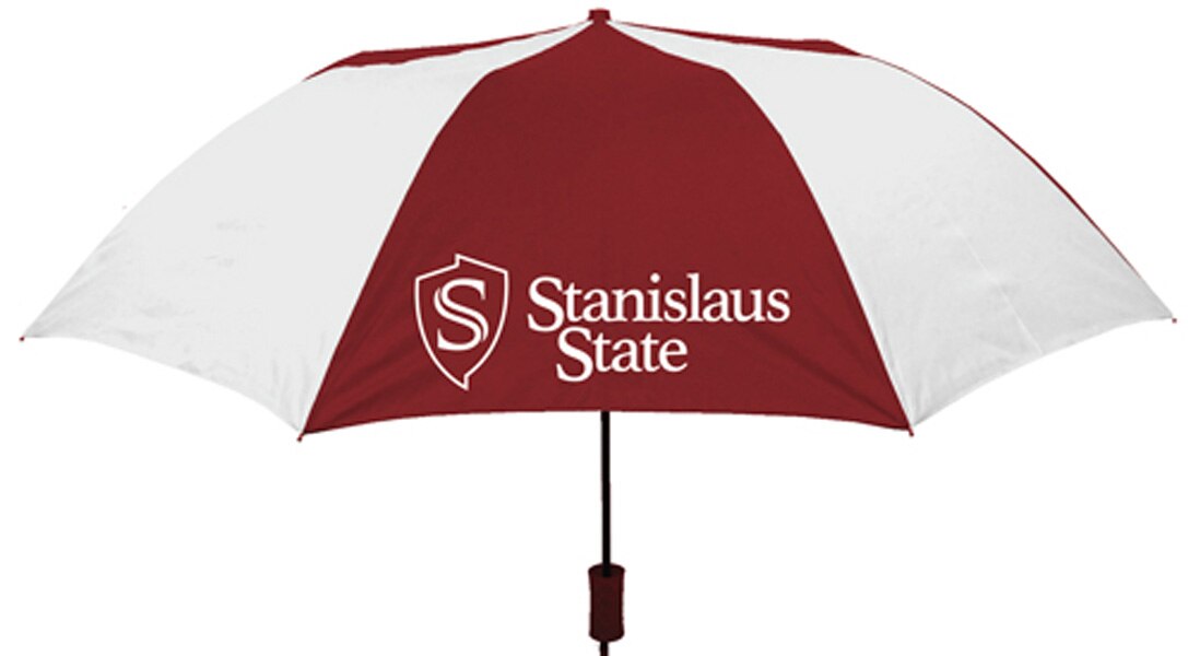 "The Sport" 2-Tone Emblematic Umbrella Automatic Folding 48" Coverage