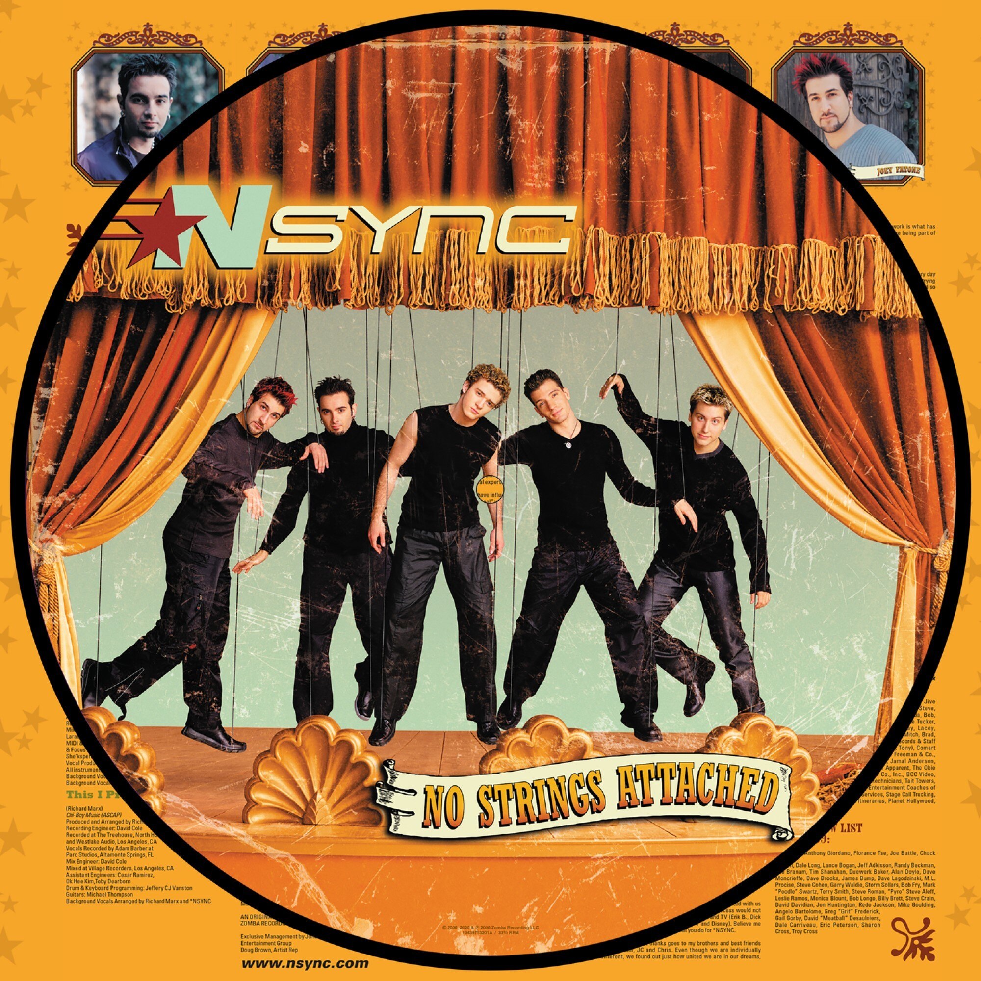 NO STRINGS ATTACHED (PICTURE VINYL) -- NSYNC