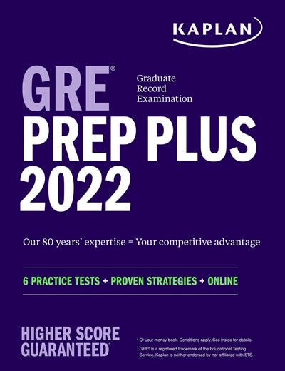 GRE Prep Plus 2022: 6 Practice Tests + Proven Strategies + Online