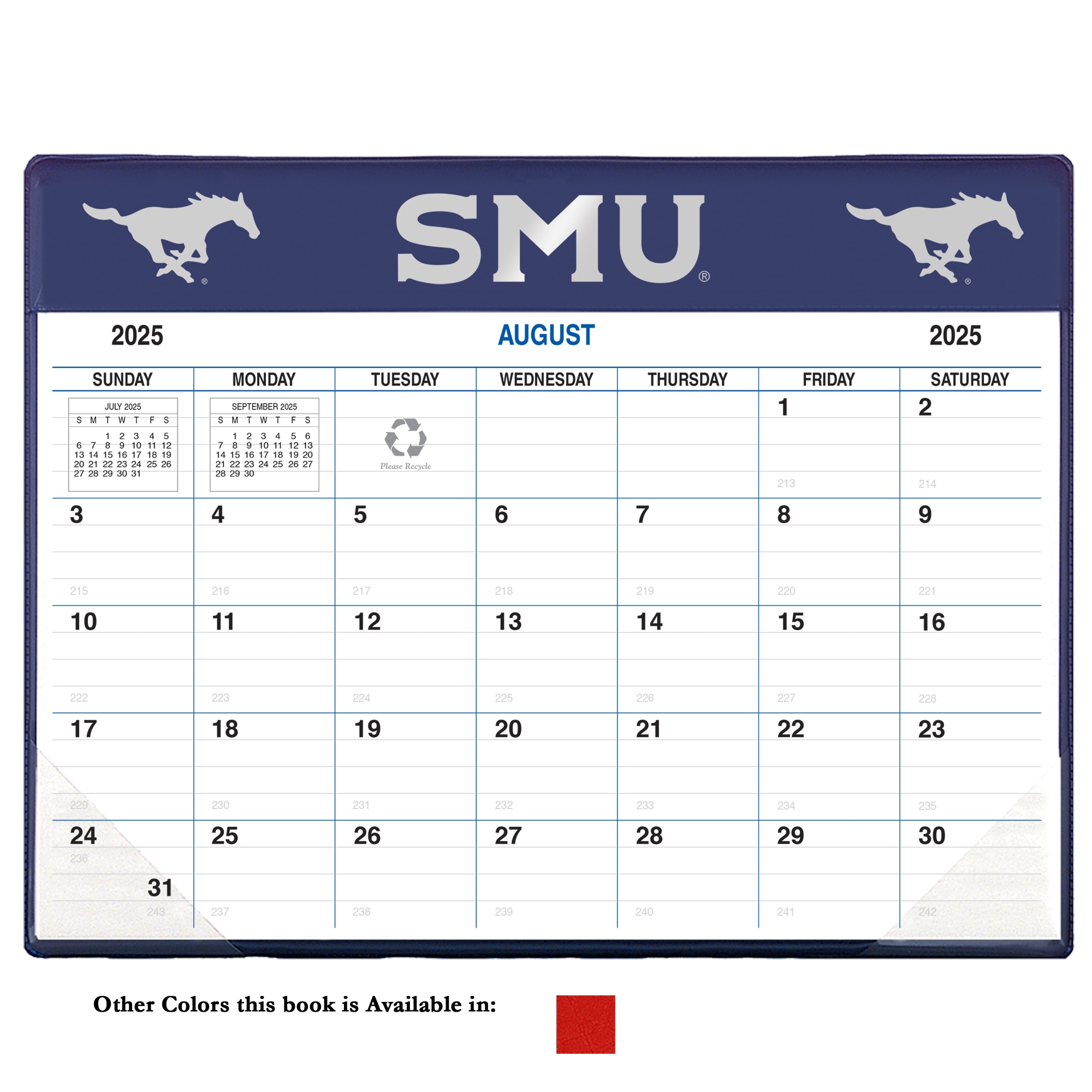 Payne 25-26 Imprinted Academic Calendar Pad Planner 8.5"x11"