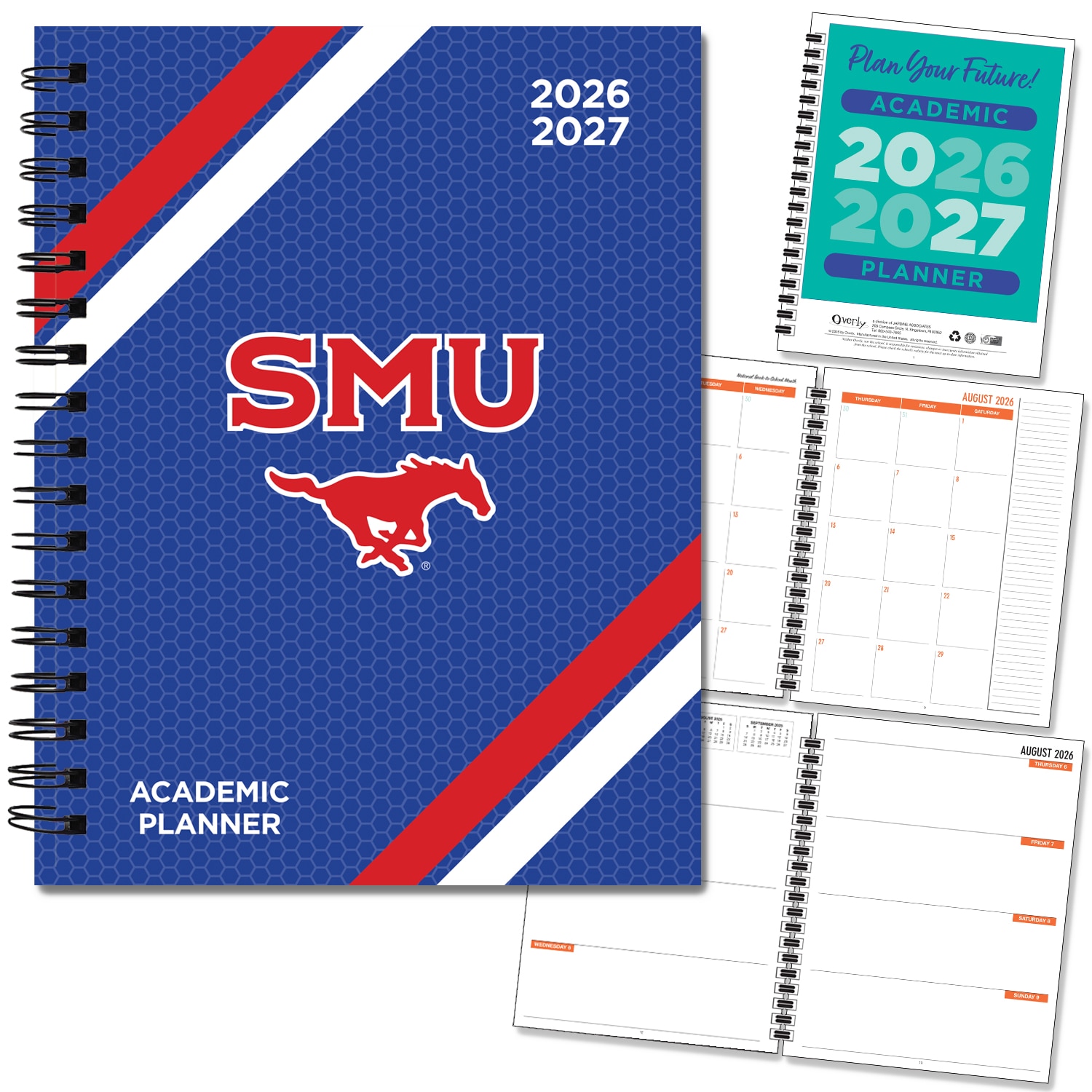 Spirit Wordmark Hard Cover Imprinted Planner 26-27 AY 7x9
