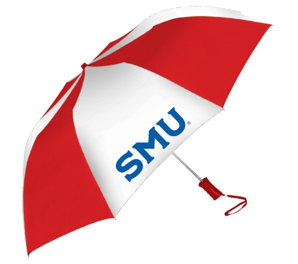Southern Methodist University "The Sport" 2-Tone Emblematic Umbrella Automatic Folding 48" Coverage