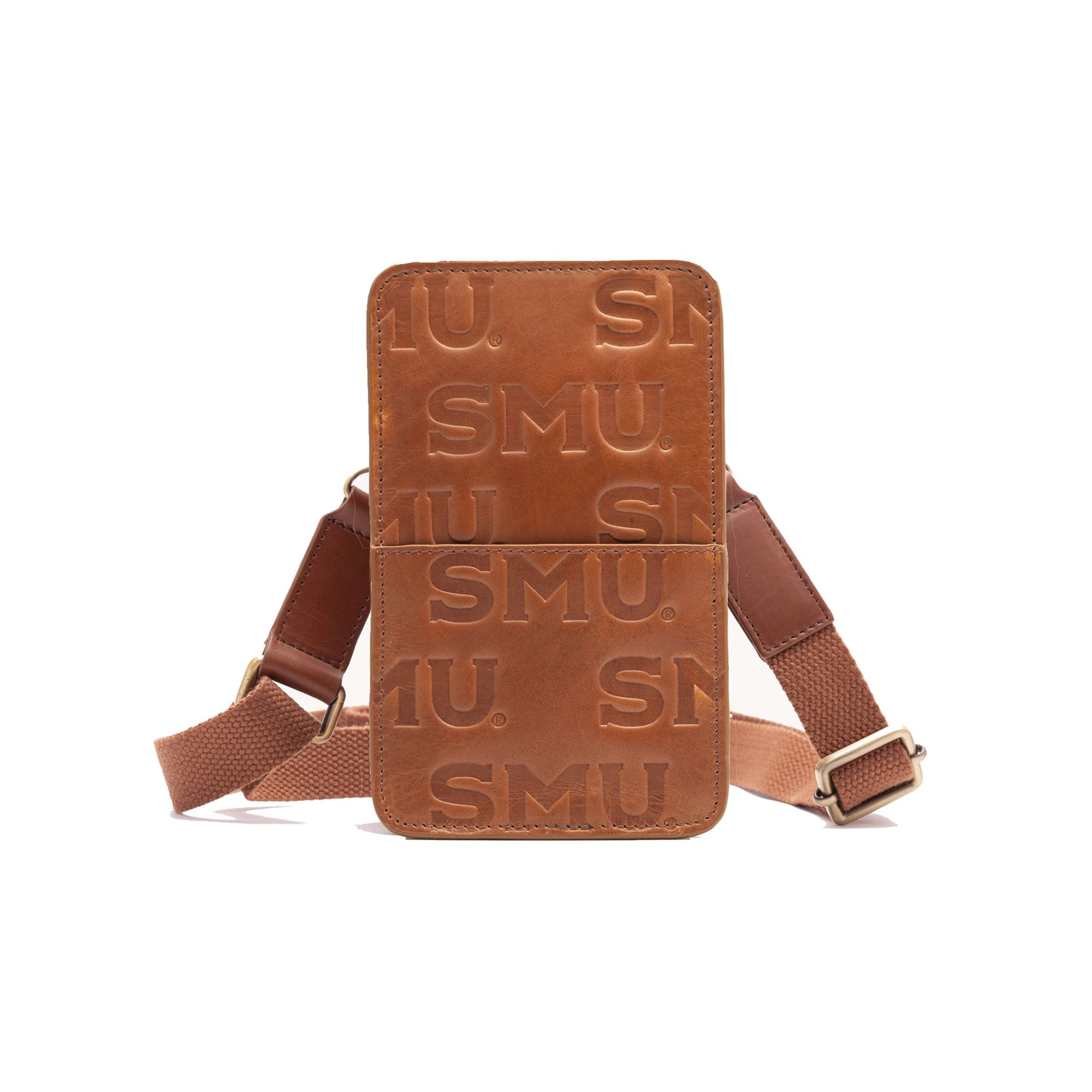 Southern Methodist University SANDERS LEATHER CROSSBODY