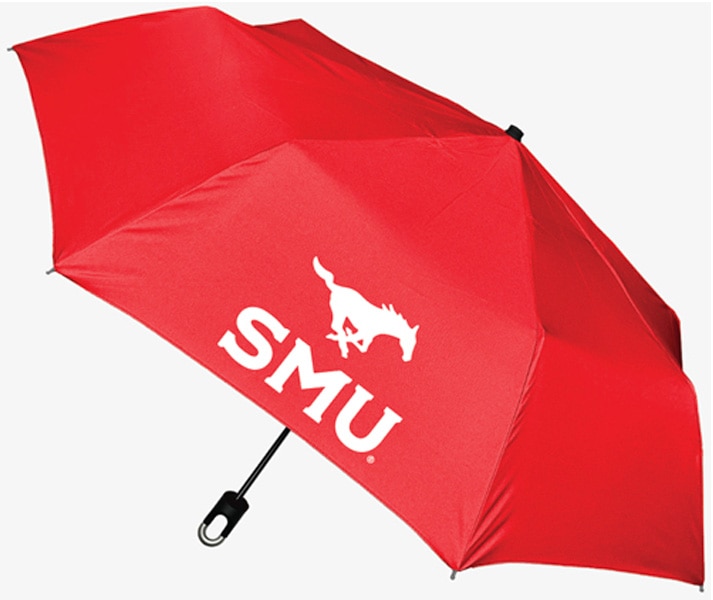 Storm Clip Mini Folding Emblematic Solid Umbrella 42" Coverage