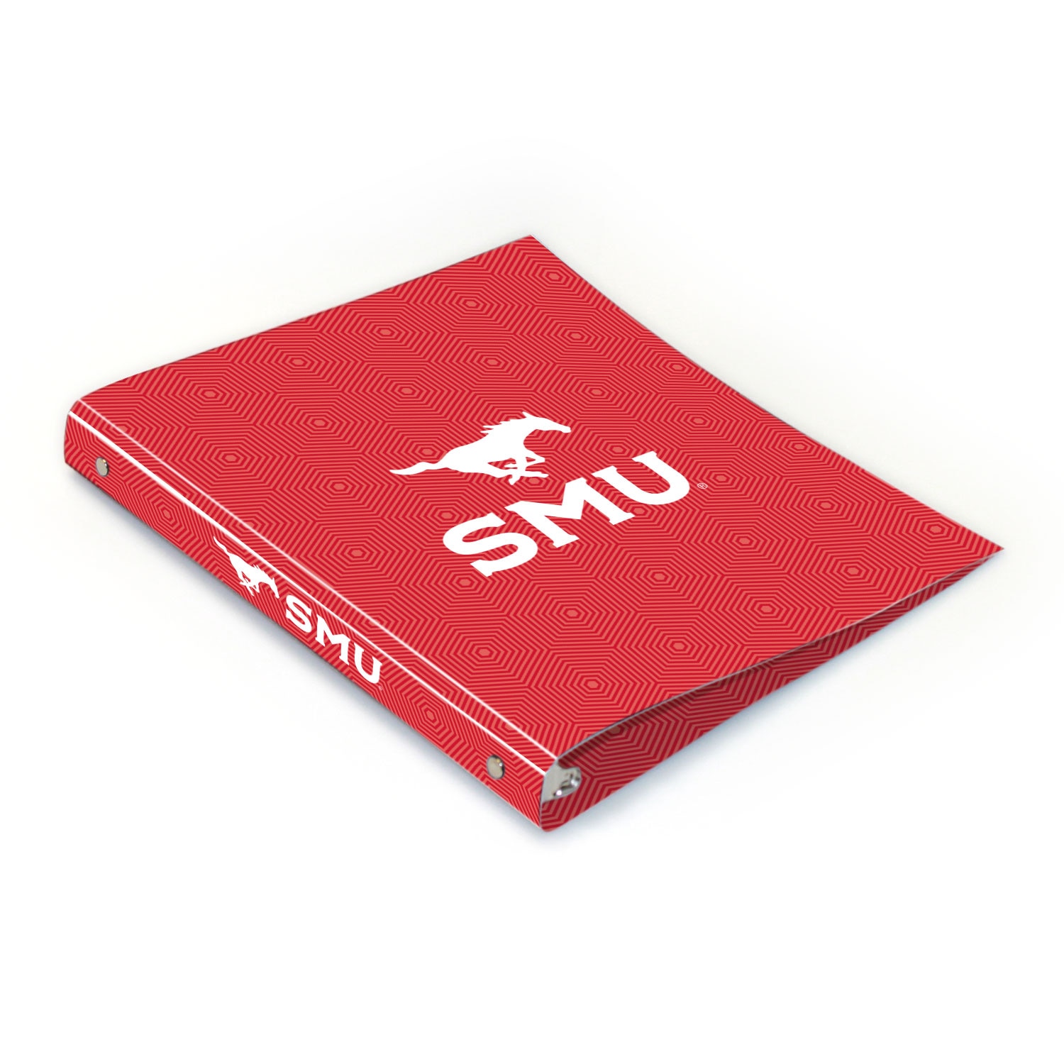 SMU Full Color 2 sided Imprinted Flexible 1" Logo 1 Binder 10.5" x 11.5"