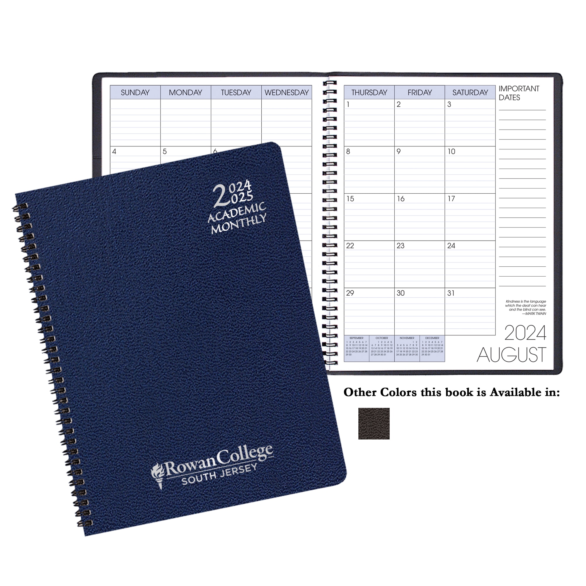 Payne 24-25 Imprinted Academic Monthly Planner  8.5"x11"