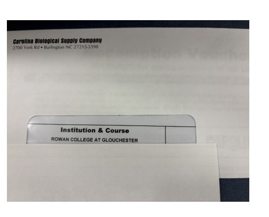 Biology 107 Lab Kit Voucher