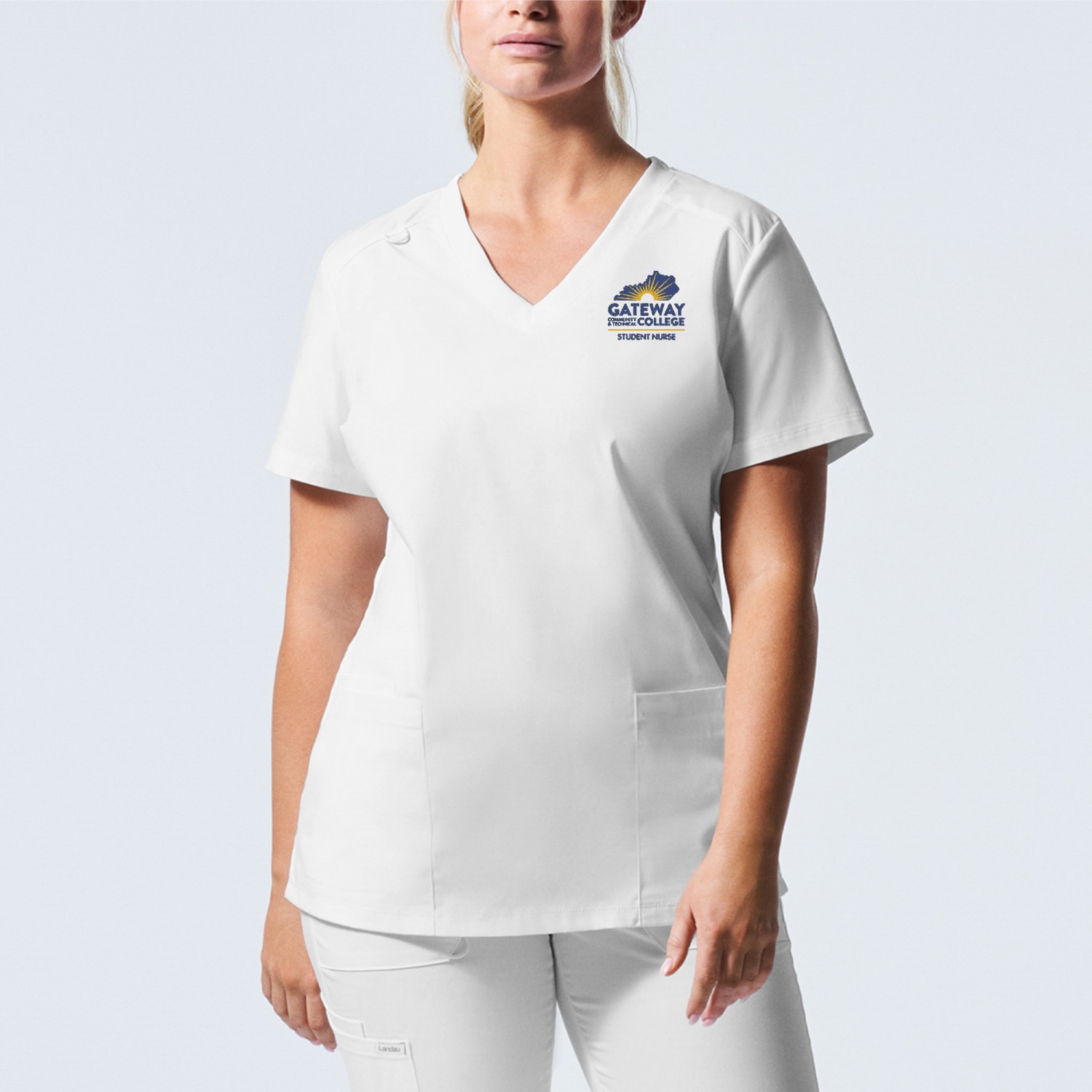 ProFlex Womens V-Neck  Scrub Top (LT105 Logoed)