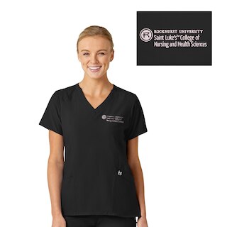 Wink Women's Stylized V-Neck Top, 6155RHU1