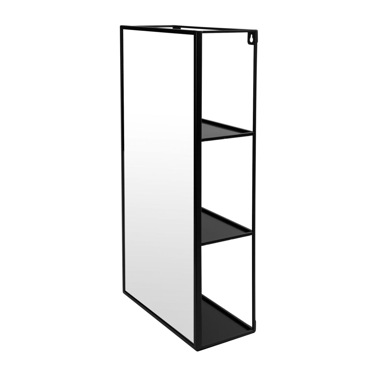 Umbra Cubiko Mirror and Storage Unit, Black