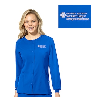 WonderWink W123 Women's Crew Neck Warm-Up Jacket, 8155RHU2 Nursing and Health Sciences