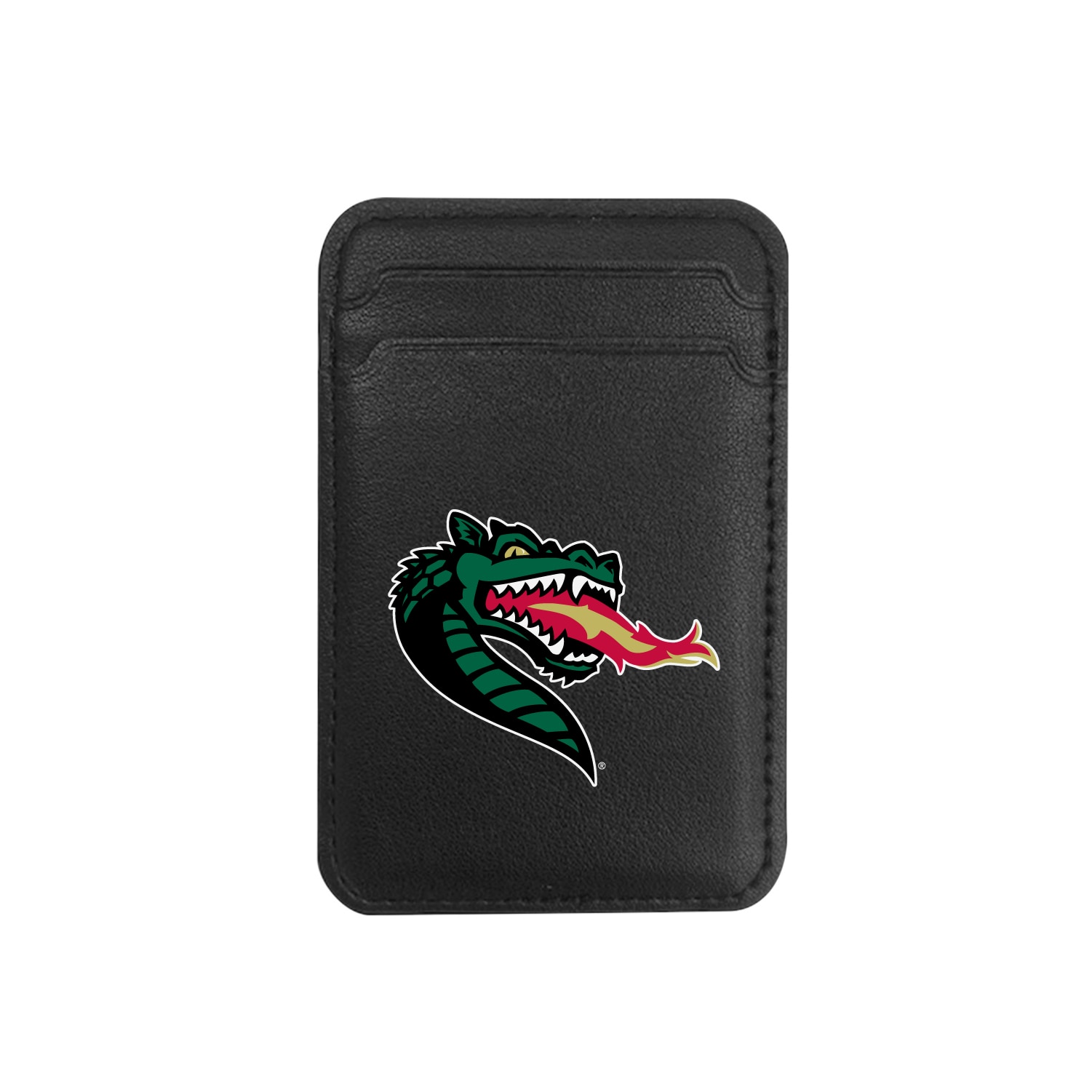 University of Alabama at Birmingham - Leather Wallet Sleeve (Top Load, Mag Safe), Black, Classic V1