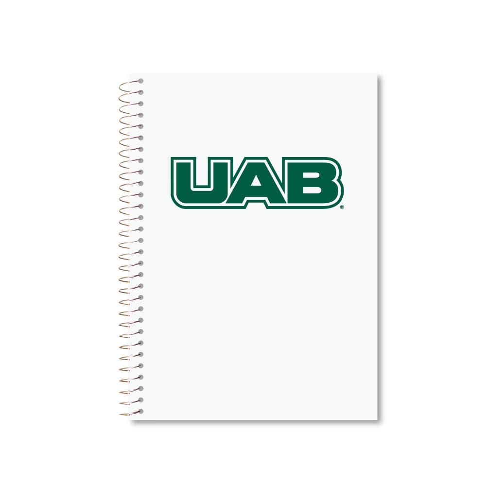 Roaring Premium 3 Subject 9.5 x 6.5 Notebook, College Ruled 20lb Paper, Pressboard Foil Cover