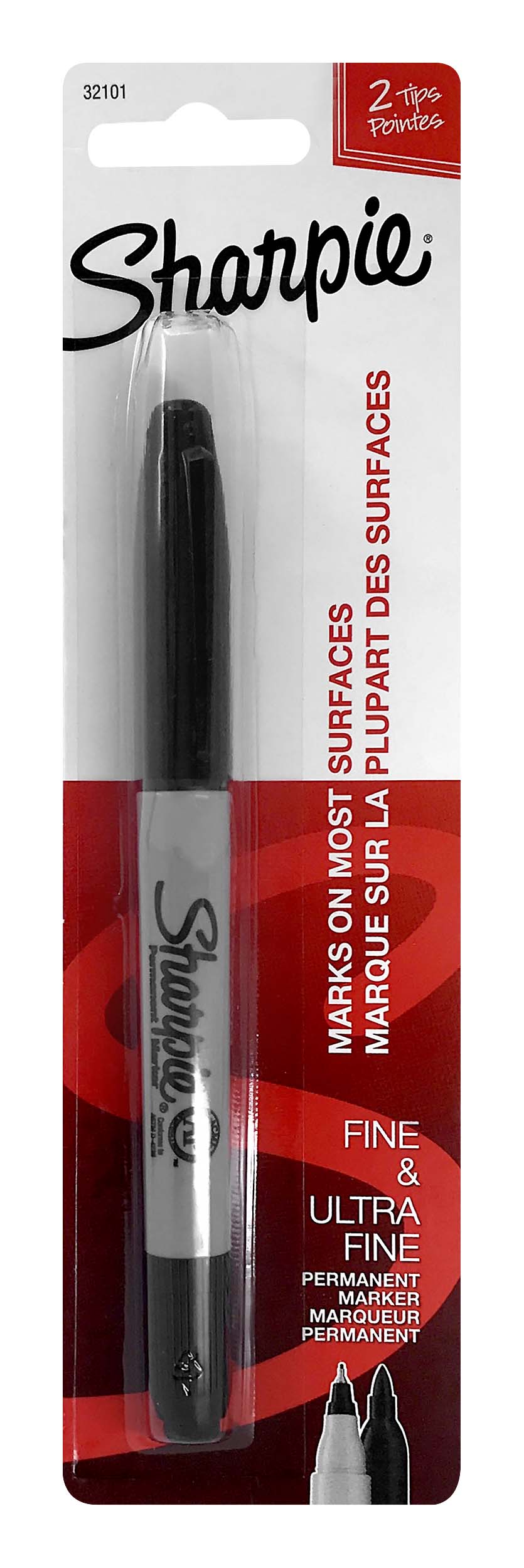 Sharpie Twin Tip Permanent Marker, Black (Sanford) – Alabama Art Supply