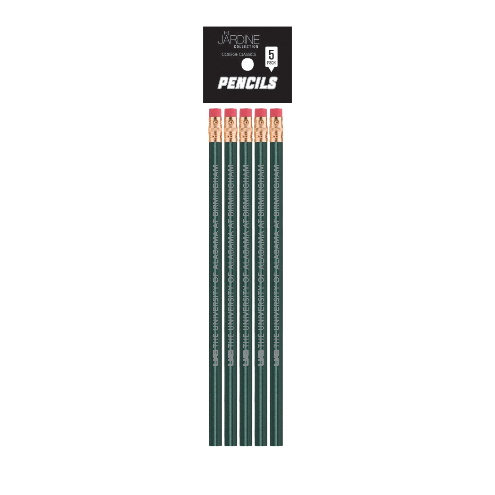 Emblematic Pencil 5pk School Name