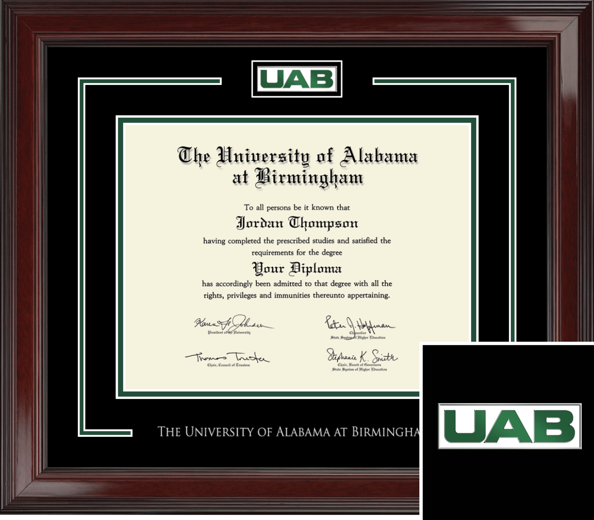 Church Hill Classics Spirit 8.5x11 Bachelor Pre 2019 Masters PhD Diploma Frame