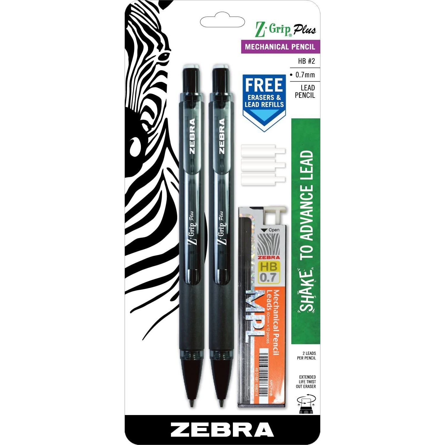 Shake Mechanical Pencil 7mm 2pk