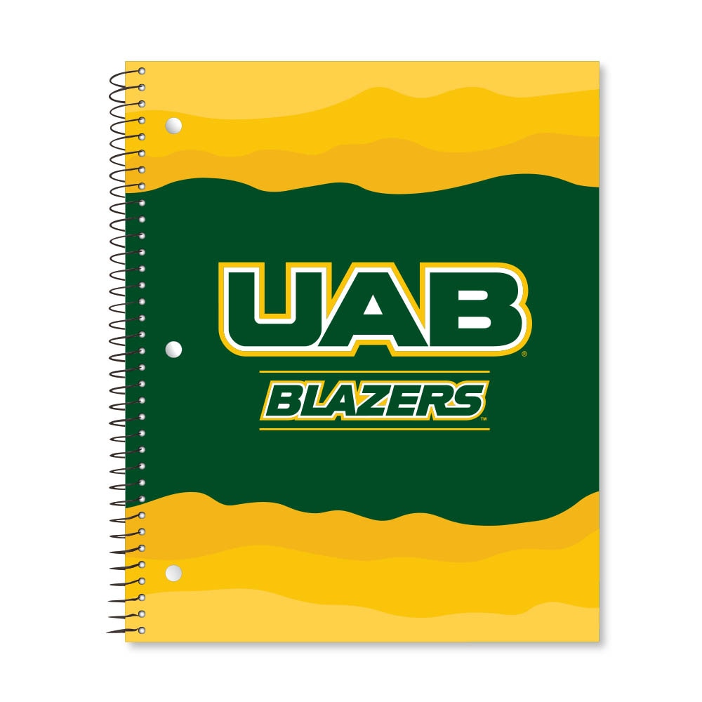 Digi State Outline 3 Subject 11"x9" College Ruled Spiral Notebook