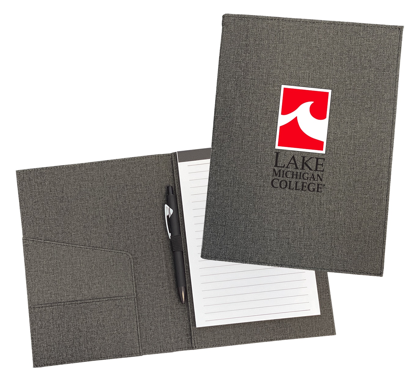 Imprinted Padfolio with Notepad