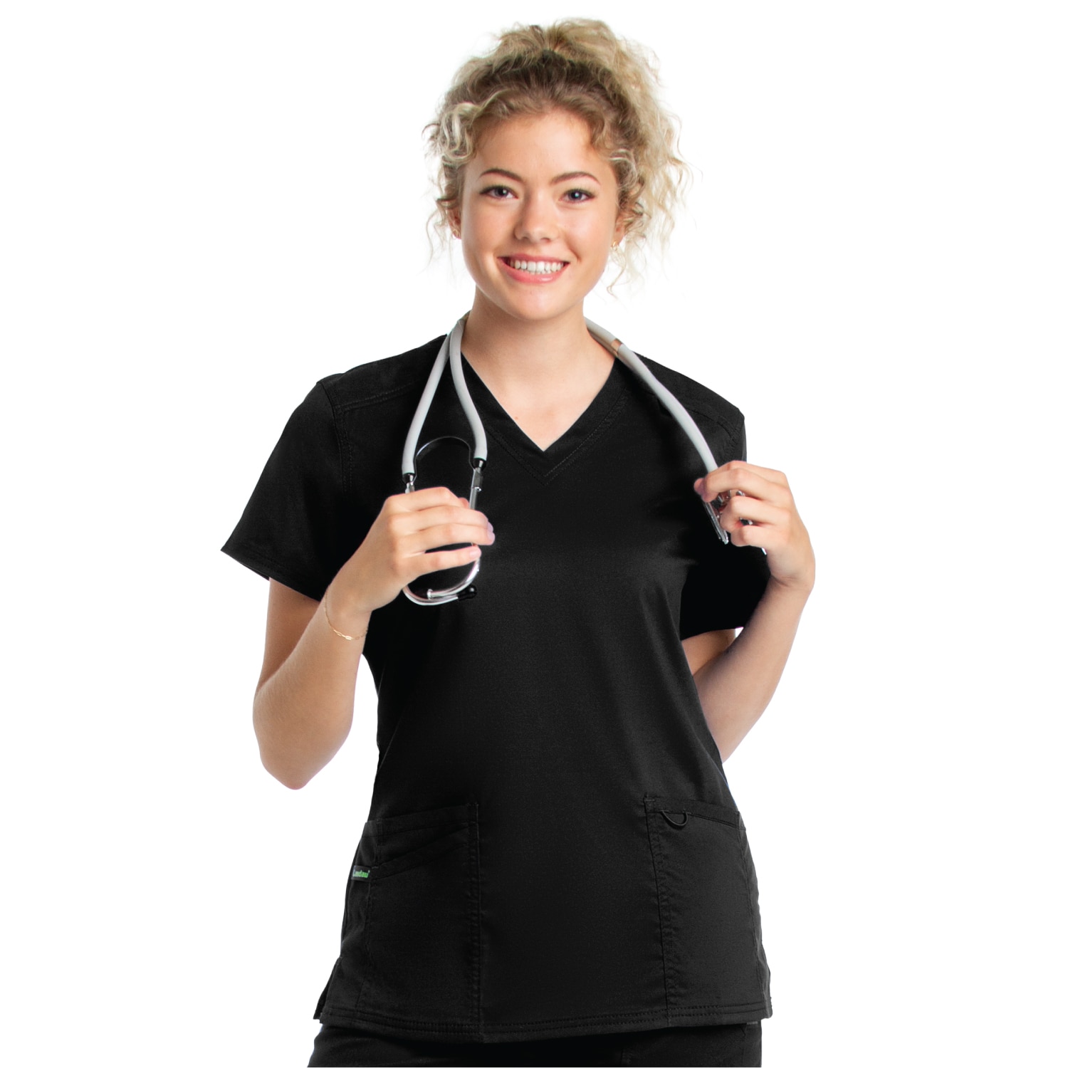 Women's  V-Neck Scrub Top