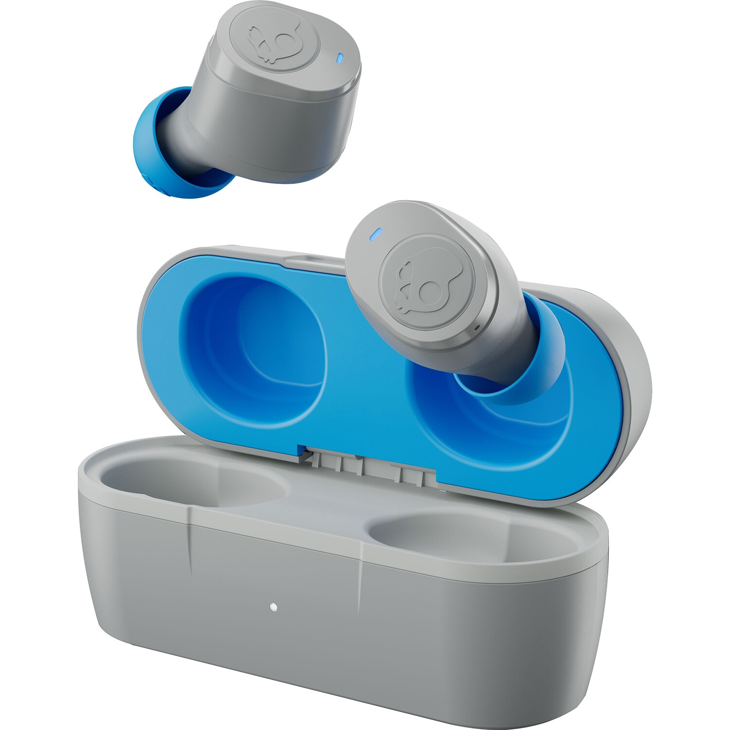 wireless earbuds light blue