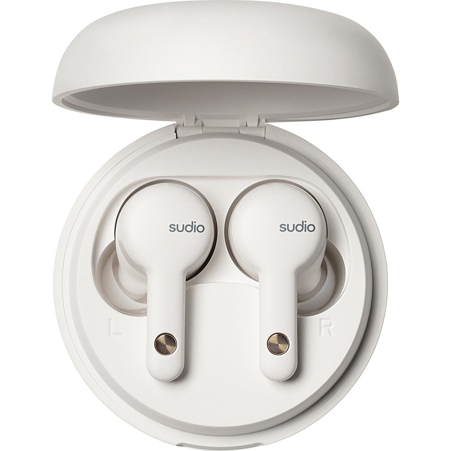 Sudio A2 True Wireless Earbuds, White