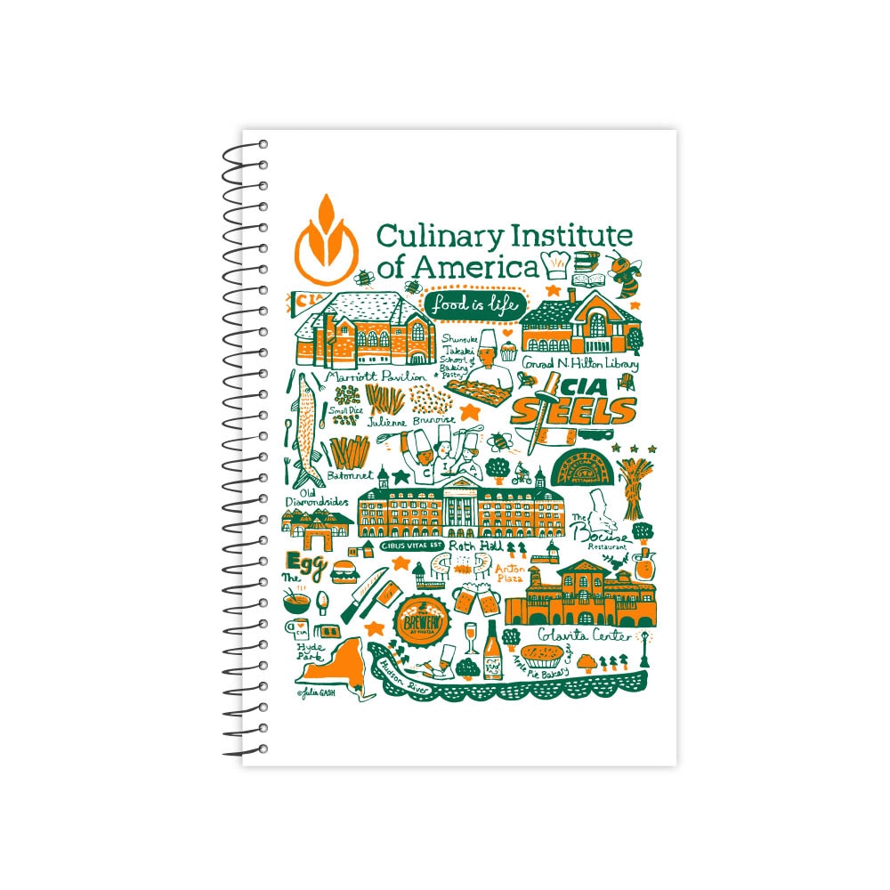 Emblematic Julia Gash One Subject College Ruled Journal