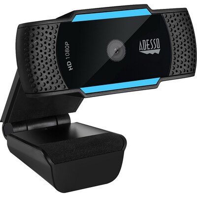 Adesso 1080p HD Webcam w Dual Mic