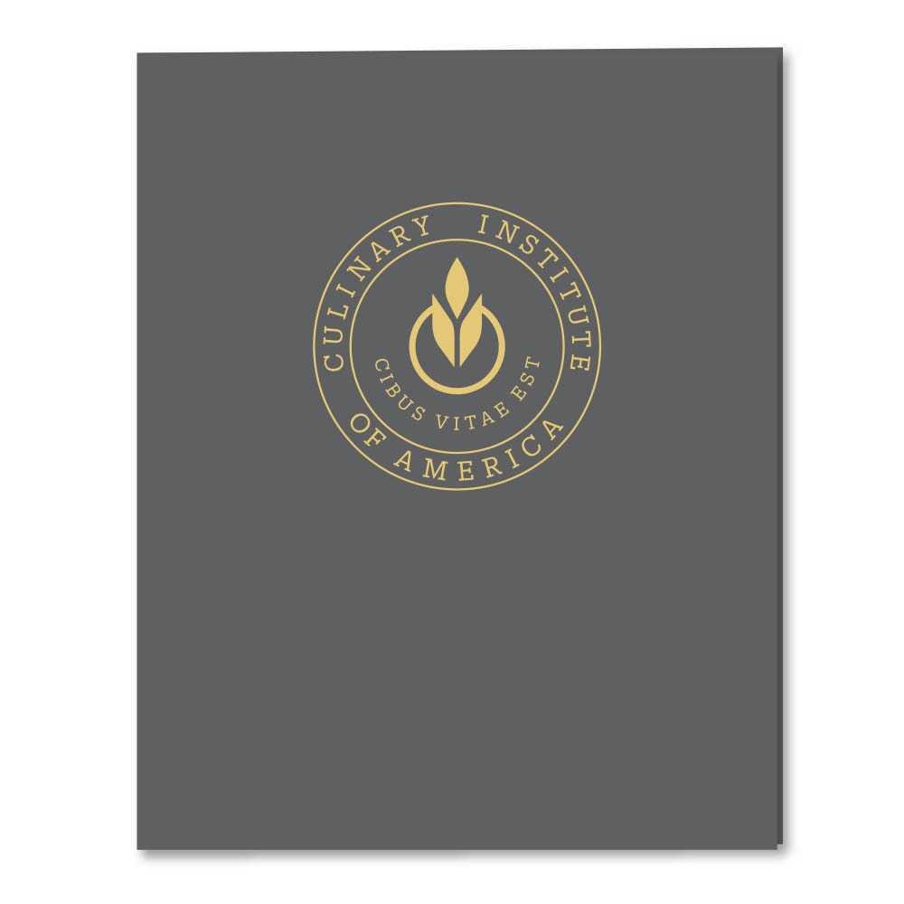 Roaring Twin Pocket Laminated Foil Portfolio 11 x 8.6