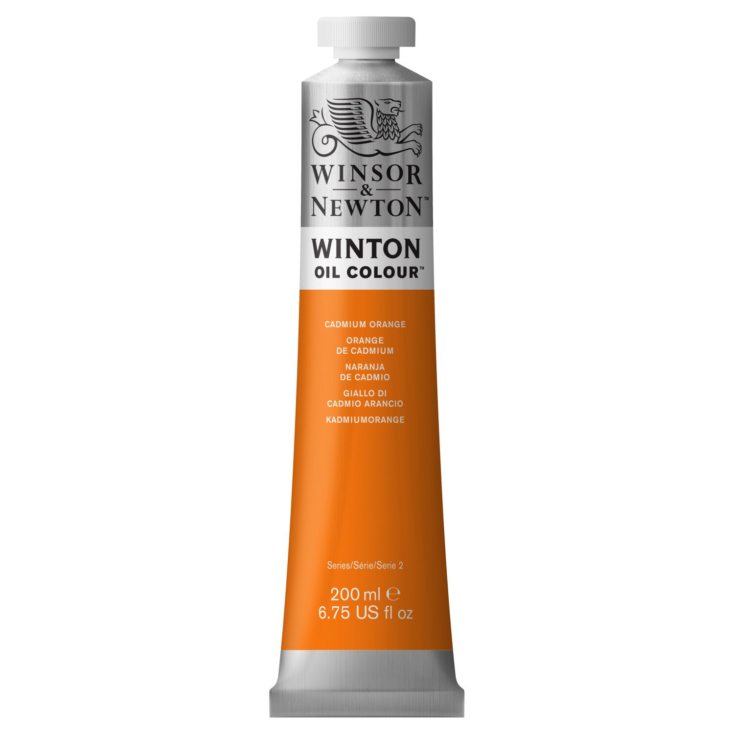 Winsor & Newton Winton Oil Color, 200ml, Cadmium Orange Hue