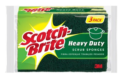 Scotch-Brite Heavy Duty Scrub Sponge HD-3, 8/3