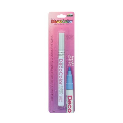 Uchida DecoColor Paint Marker, Fine, Carded Packaging, Silver